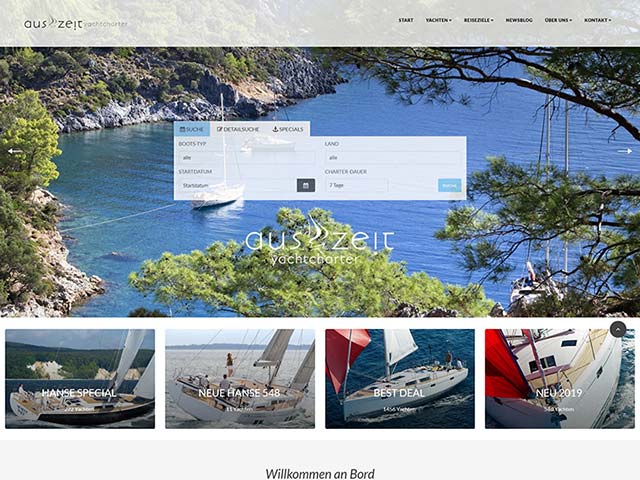 Auszeit Yachtcharter