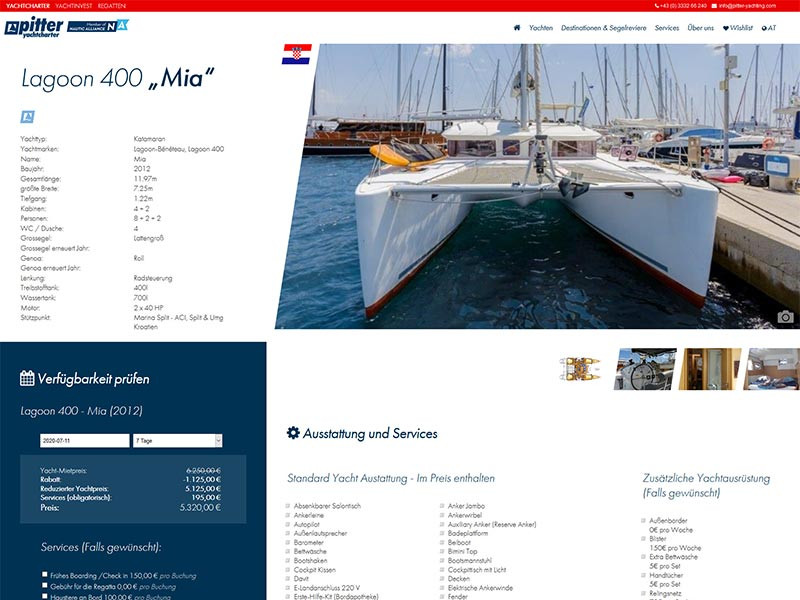 pitter yachting app