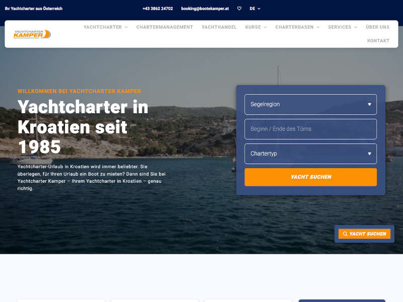 Yachtcharter Kamper